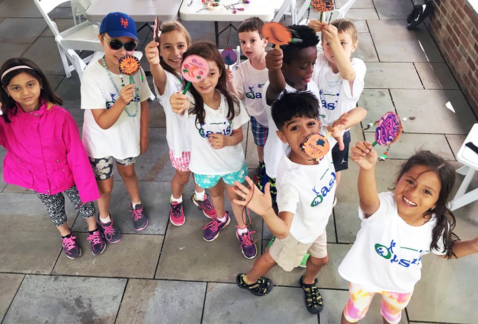 Make friends and have fun at Oasis LIU's summer day camp. Photo courtesy of the camp