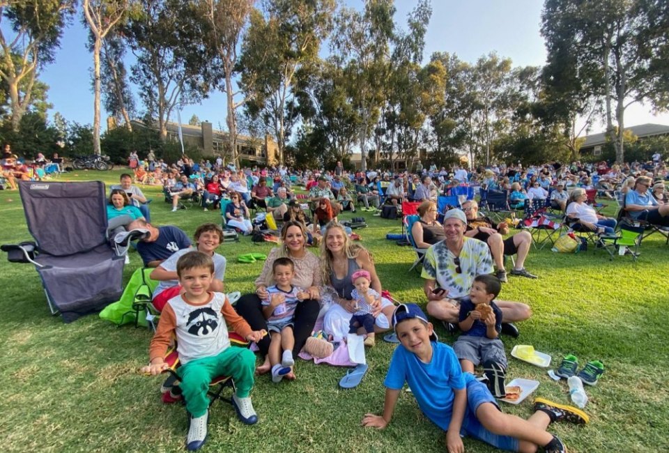 Catch a movie in the park. Photo courtesy of OC Regional Parks