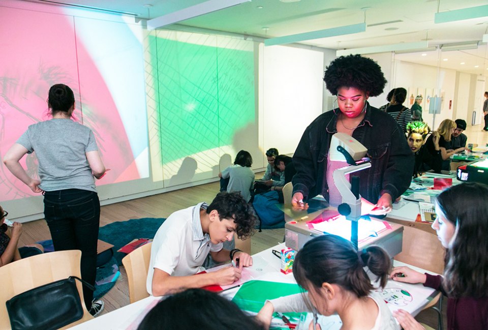 Free and cheap afterschool in NYC Whitney Open Studio
