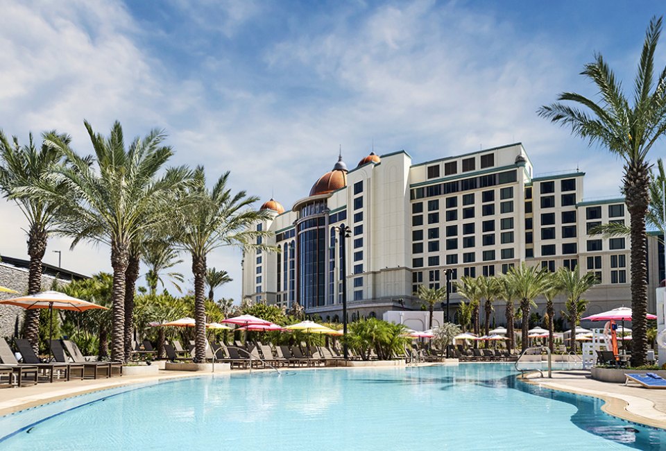 Epic Universe Hotels: What to Expect at Universal Orlando's Newest Resorts After a day at Epic Universe, lounge by the Lotus Pool at the Helios Grand Hotel.