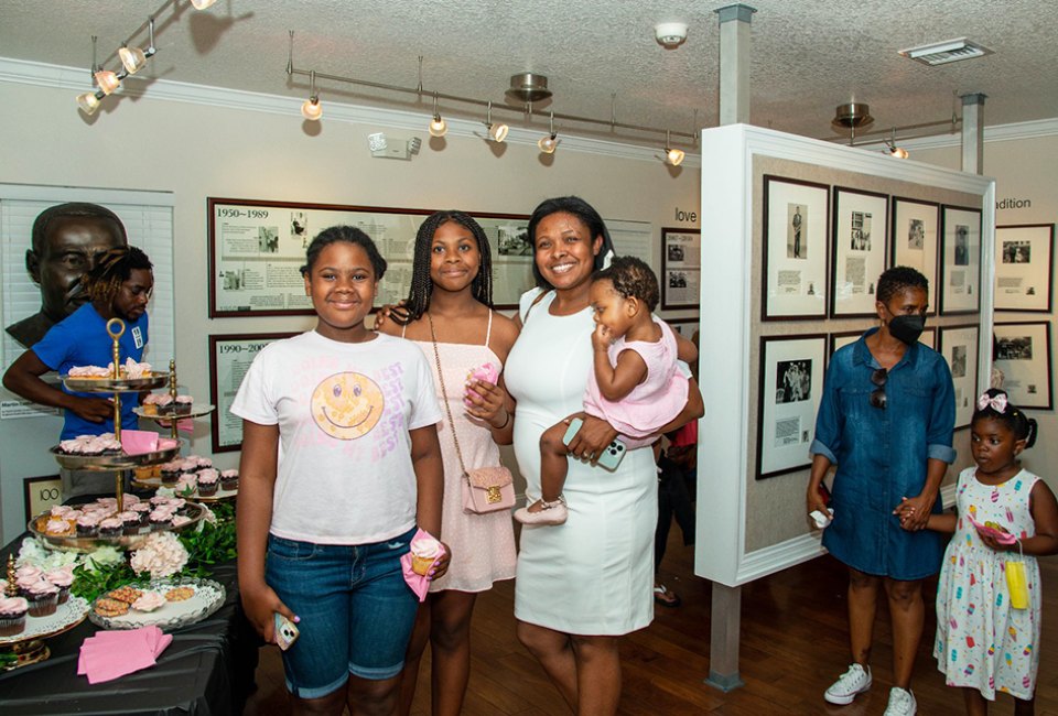 The Hannibal Square-Heritage Center pays tribute to the Hannibal Square African American community in west Winter Park through its collection of photographs, public art, and oral histories shared from current and former residents. 
