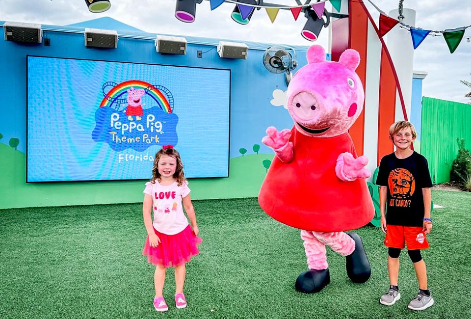 Orlando toddlers and preschoolers will have a wonderful time at Peppa Pig Theme Park.