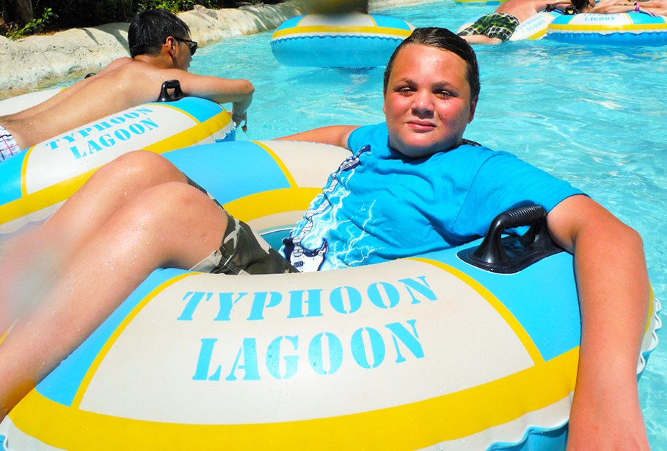 Teens and tweens love the wet and wild fun at Walt Disney World's Typhoon Lagoon. Photo by author