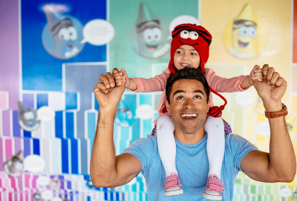 The Crayola Experience Orlando offers free admission for dads on Father's Day. Photo courtesy of Crayola Experience