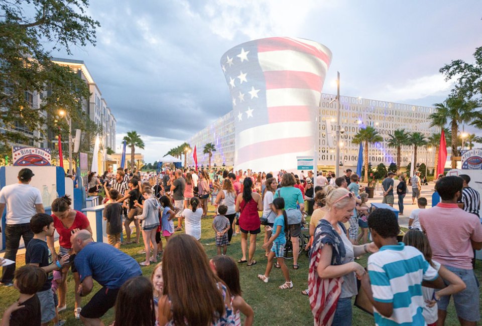 Celebrate the 4th of July at Lake Nona's Great American Block Party. Photo courtesy of the event