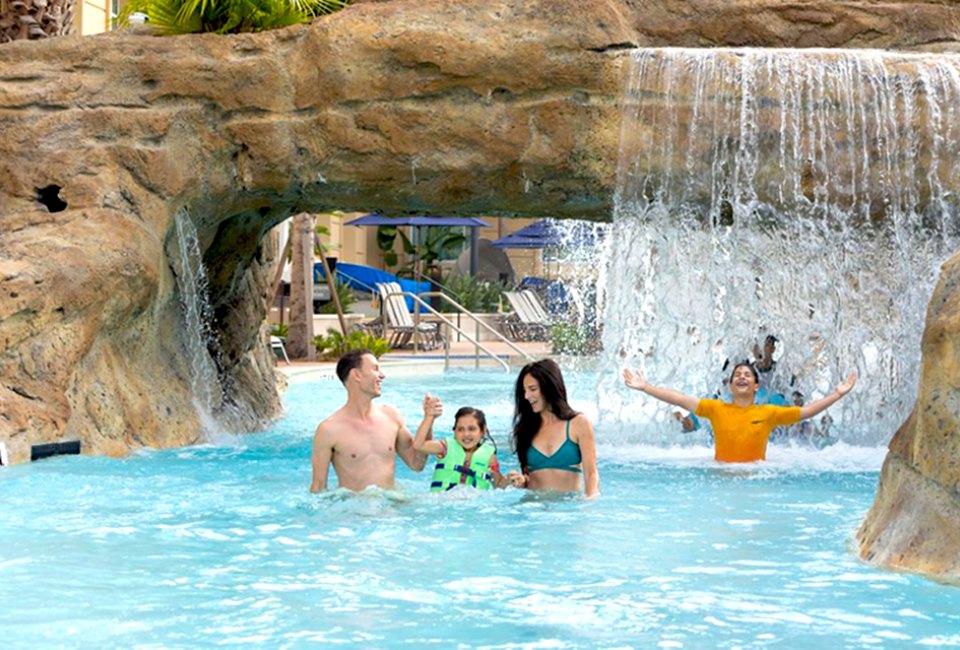 Cypress Springs Water Park at Gaylord Palms Resort has the perfect lazy river for families to enjoy together. Photo courtesy of the resort 