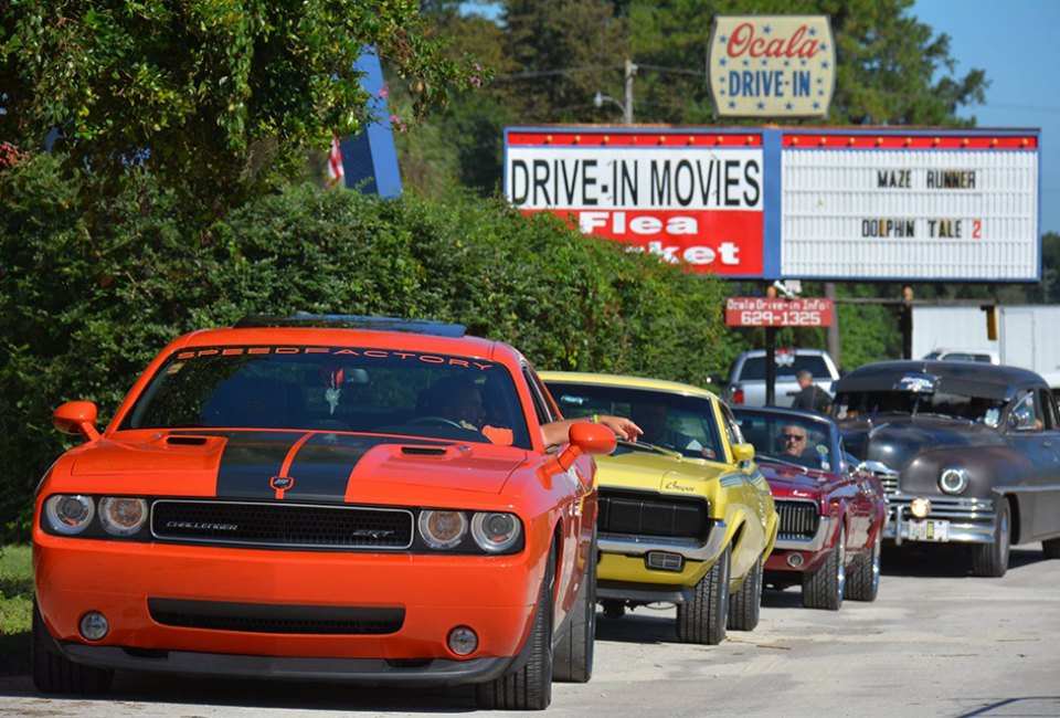 Beep, beep! It's movie night at Ocala Drive-In. Photo courtesy of the theater