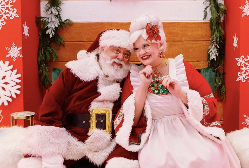 Visit the Clauses this weekend at Oh What Fun! to take the perfect holiday photo. Photo courtesy of Learn Lake Nona
