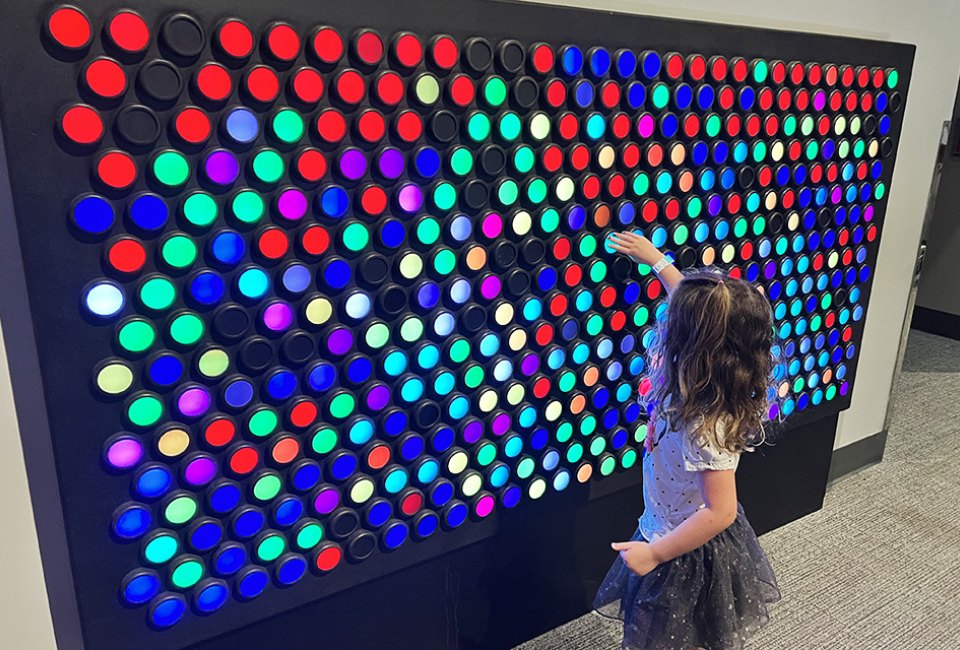 Splash, climb, tinker, and explore your way through Orlando Science Center's family-favorite exhibit, KidsTown. Photo by the author