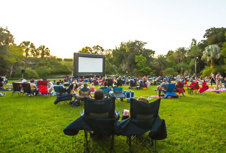 Enjoy outdoor movies in the gorgeous setting of Harry P. Leu Gardens. Photo courtesy of the gardens