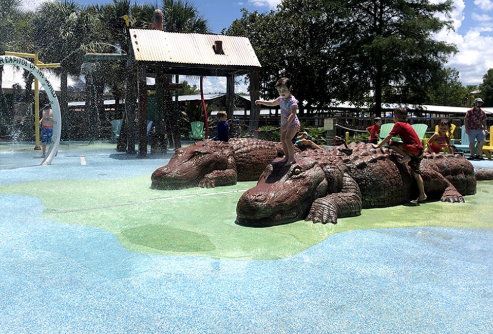 Visit Gatorland's play area during a visit to this beloved Florida roadside attraction. Photo Charlotte B