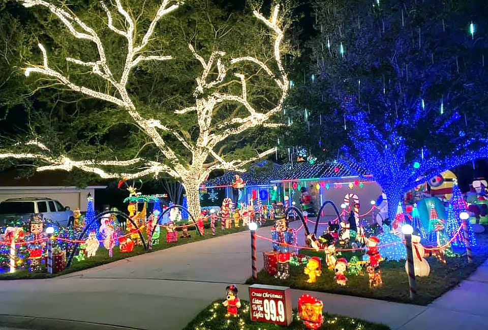Orlando isn't known for getting snow, but visitors to Cross Christmas can experience 