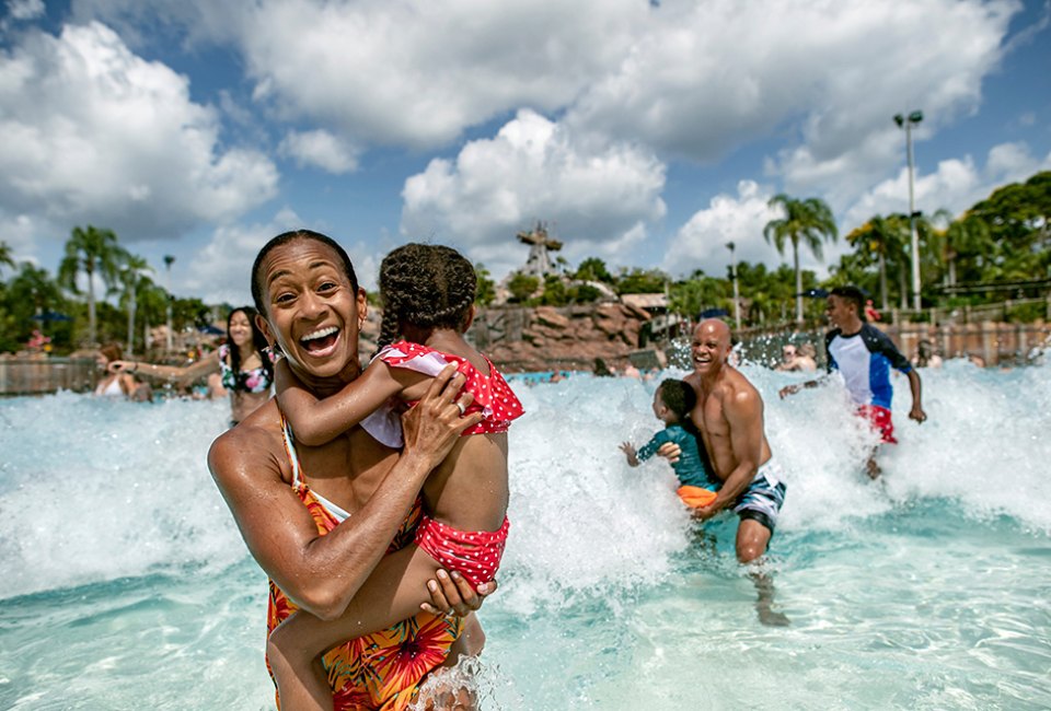 Toddlers can't resist the fun of Disney’s Typhoon Lagoon. Photo courtesy of Walt Disney World