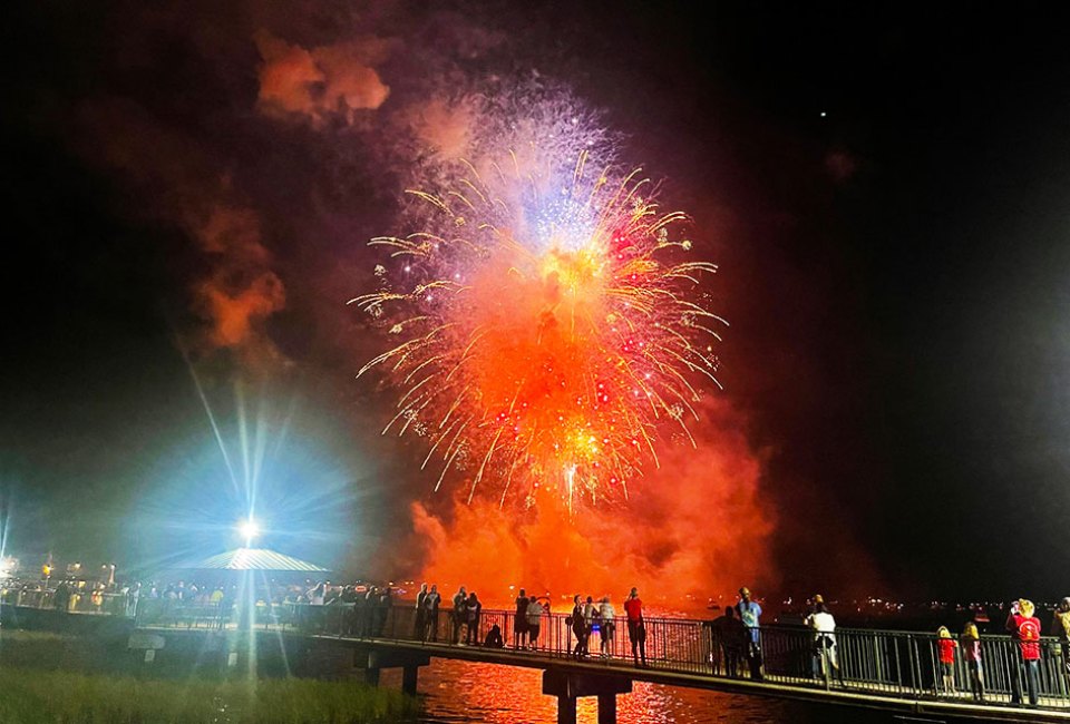 The free and family-friendly Eustis Hometown Celebration features live music, vendors, food, and a fireworks show on July 1. Photo courtesy of the event