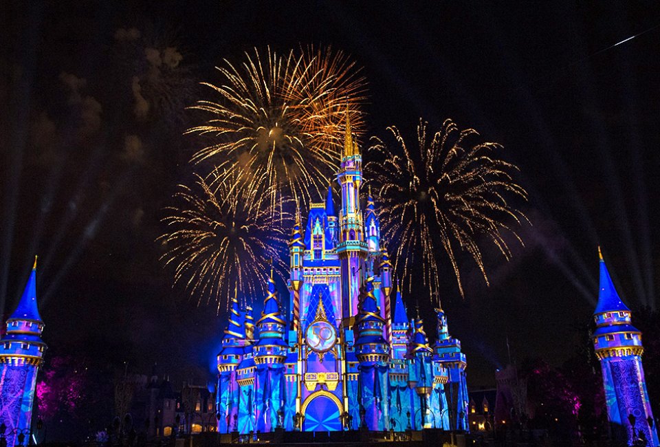 Ring in the New Year with an epic fireworks display at Magic Kingdom. Photo courtesy of Disney