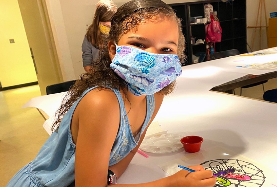 Kids unleash their creativity during Summer Art Camp at Orlando Museum of Arts. Photo courtesy of the museum