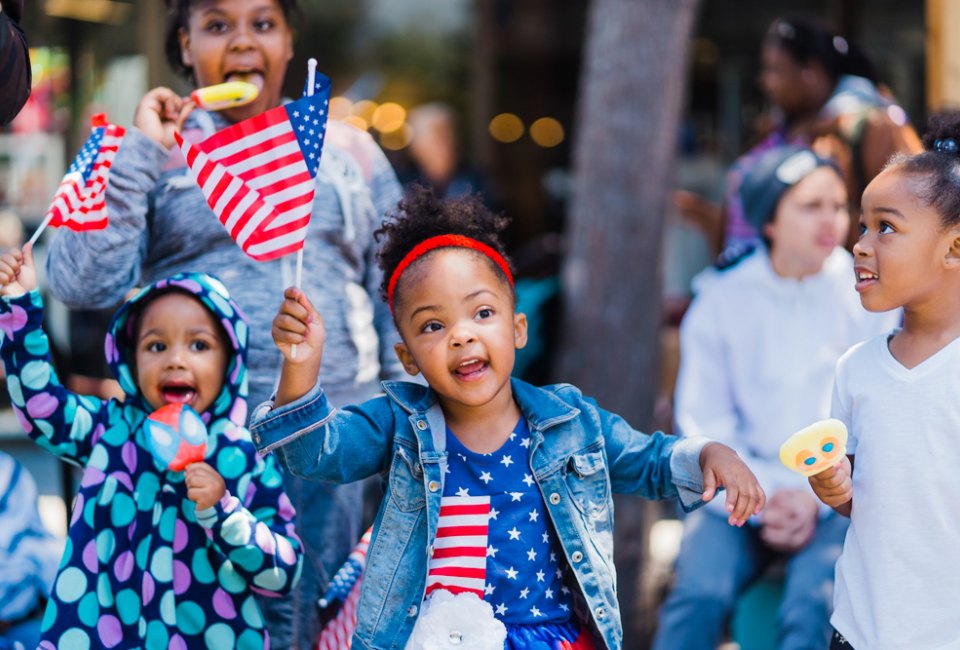 Rock your red, white, and blue. Parade photo courtesy of the City of Alameda Local Government