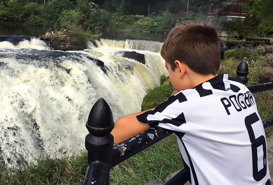 Get a great view of the falls from Mary Ellen Kramer Park.