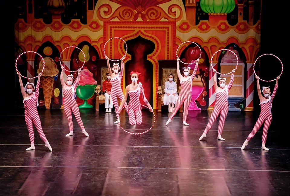 Young  ballerinas with The Philadelphia Dance Academy perform The Nutcracker Ballet at Mandell Theater located on the campus of Drexel University. Photo courtesy of the academy.