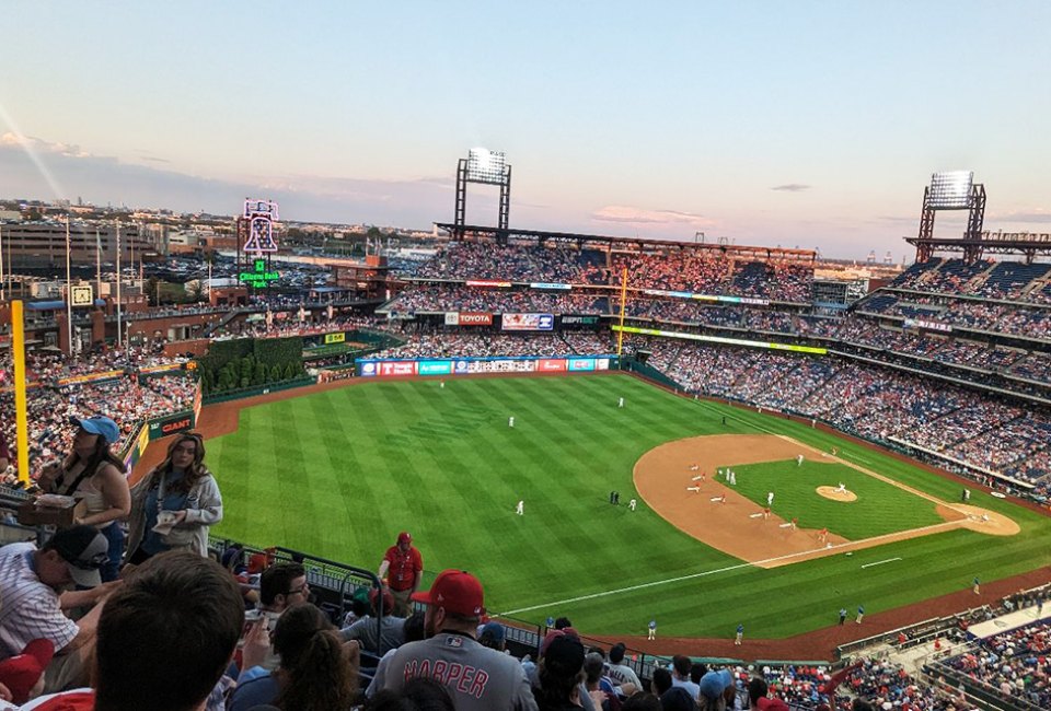 Phillies baseball is a beloved activity, so cheer on the Philadelphia Phillies at Citizens Bank Park! 