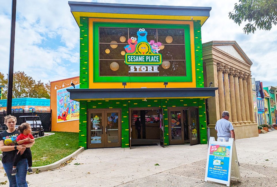 Sesame Place now has a brand new (and massive) store just outside the gates! Photo by the author
