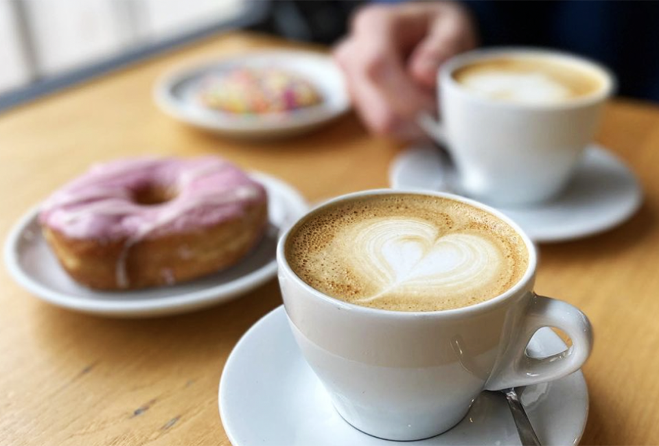 Ultimo Coffee serves up treats and pours hearts all day. Photo courtesy of the shop