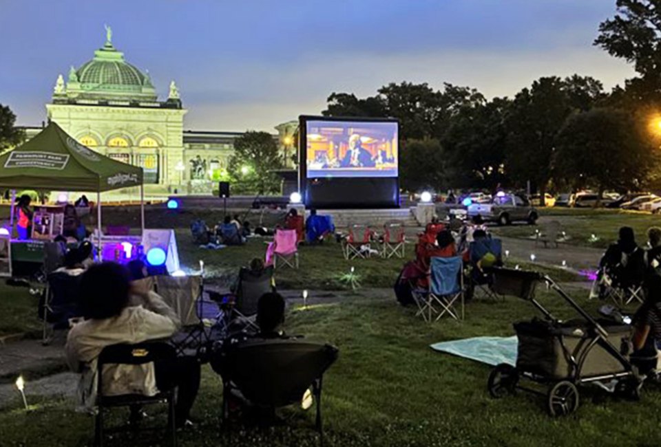Grab a blanket, meet up with friends and family, and join us for an evening under the stars at our Parkside community movie nights!  Photo courtesy of the event