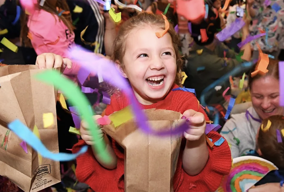 Countdown2Noon, Please Touch Museum’s signature New Year’s Eve event for kids, is back — with even more confetti! Photo courtesy of the museum 