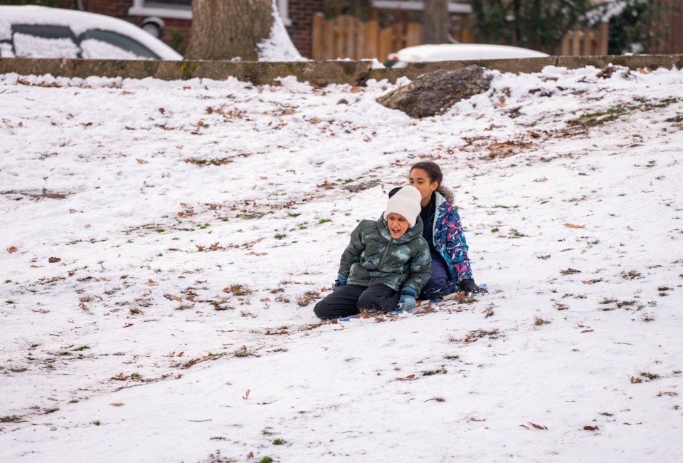 sledding