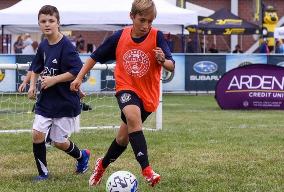 Take your skills to the next level at a summer soccer camp. Photo courtesy of Philadelphia Union