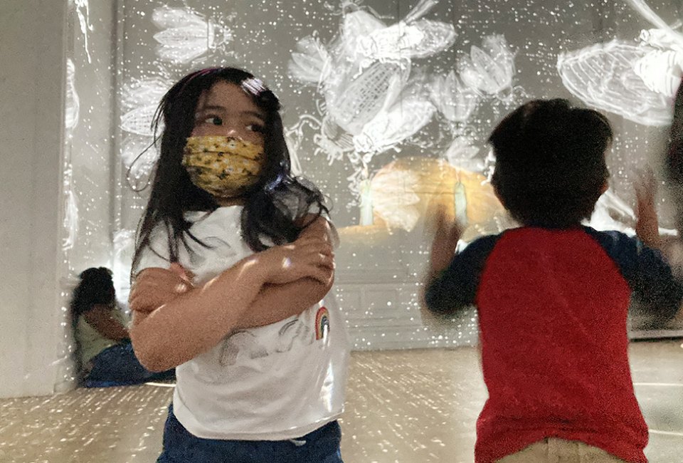 Van Gogh: The Immersive Experience is a way to experience art like never before. Photo by Maureen Wilkey.