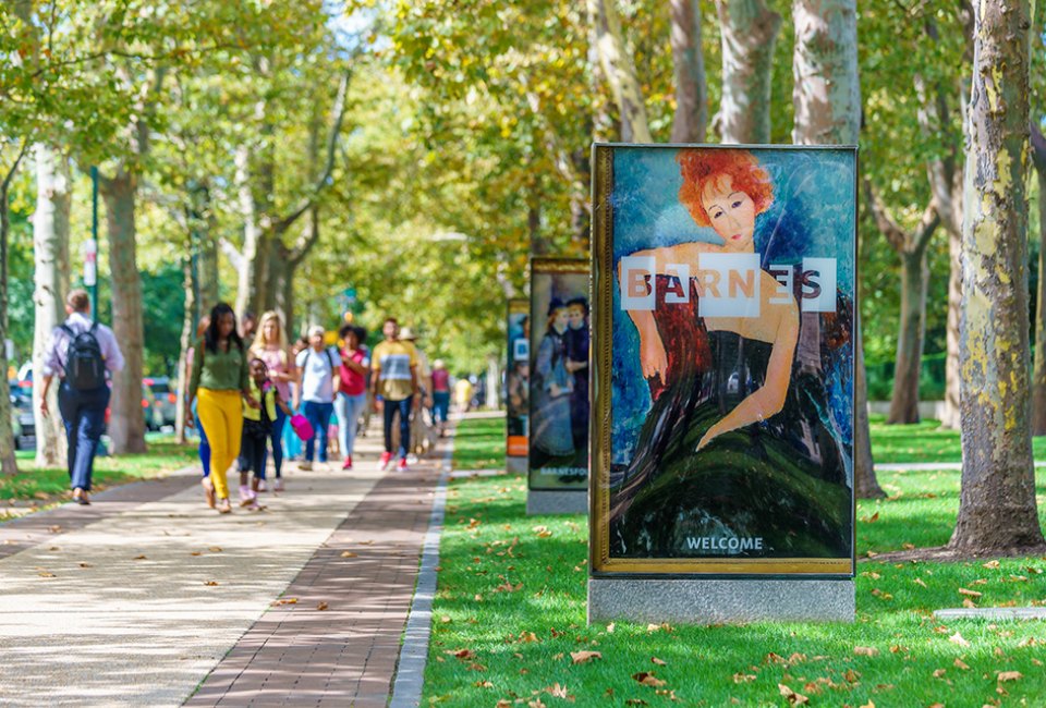 On the first Sunday of each month, the Barnes offers free admission and creative programming to its visitors. Photo by J. Fusco/Visit Philly 