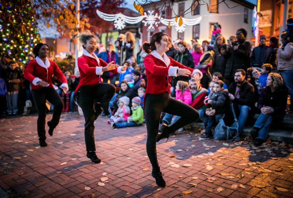 Bring the family to Main Street all season long for Holiday Light Nights. Photo courtesy of Manayunk