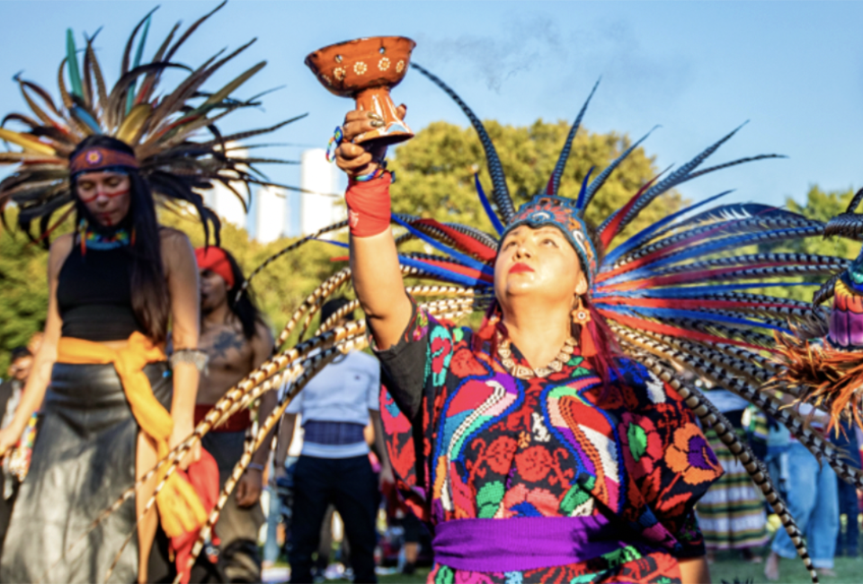 Celebrate Indigenous Peoples Day at Shackamaxon (Penn Treaty Park). Photo courtesy of the event