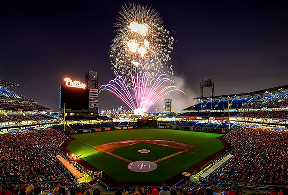 Crowds can expect an exciting game followed by fireworks to light up the sky in South Philly. Photo courtesy of the Philadelphia Phillies - via Phillies Twitter 