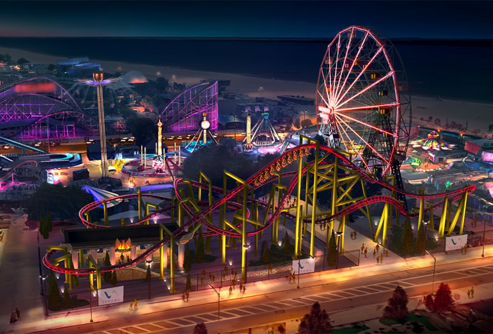 Deno's Wonder Wheel Amusement Park debuts a brand new Phoenix Coaster this season.