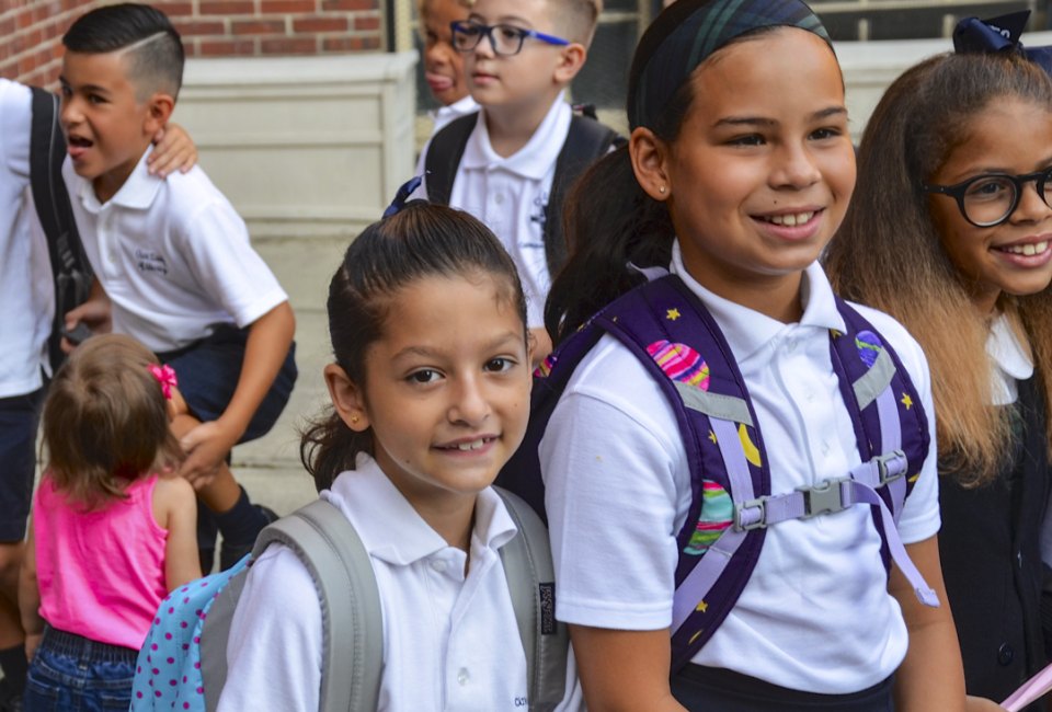 Excitement, and nerves, build for the first day of school. Photo by Joe Shlabotnik 