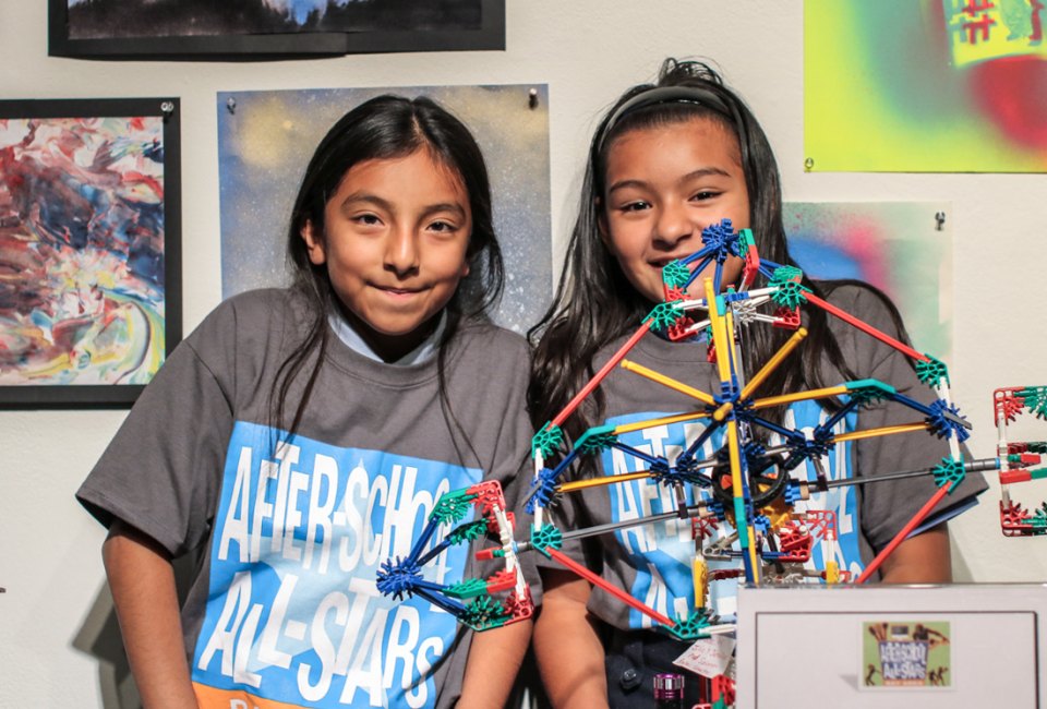 Kiddos can keep the learning going strong with after-school STEM activities. Photo courtesy of the Bay Area After- School All-Stars program..