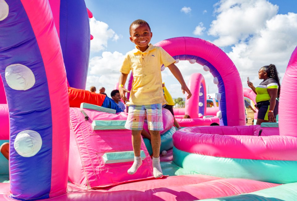 Jump in the world's largest bounce house at Big Bounce America. Photo courtesy of  the event