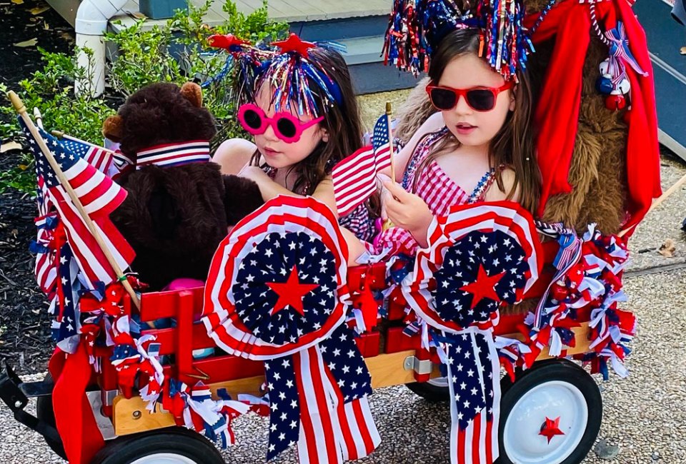 Put on your most patriotic clothing and join the parade at the 4th of July Hometown Celebration in Great Falls. Photo courtesy of Celebrate Great Falls