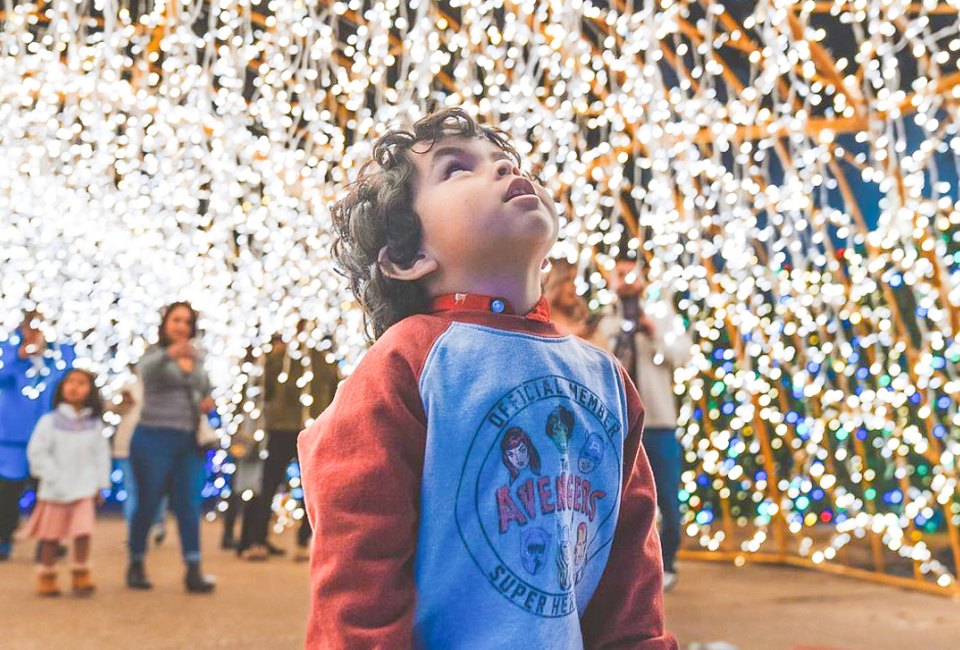 Enchant DC turns Nationals Park into a dazzling winter wonderland. Photo by @jny.prz, courtesy of Enchant DC