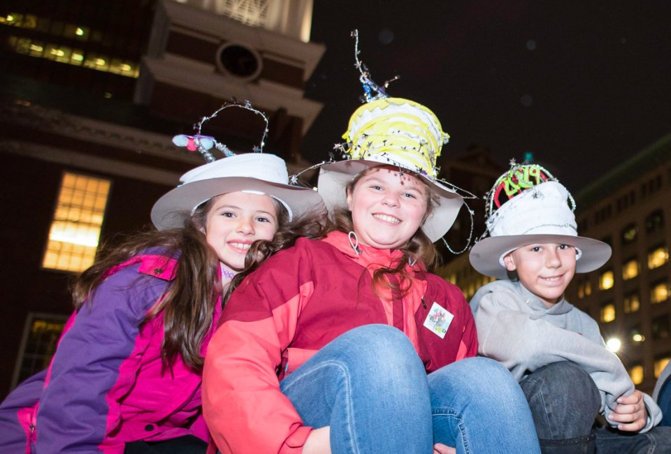 Get on your party hats and take the kids out for New Year's Eve fun in Connecticut! Photo courtesy of First Night Hartford