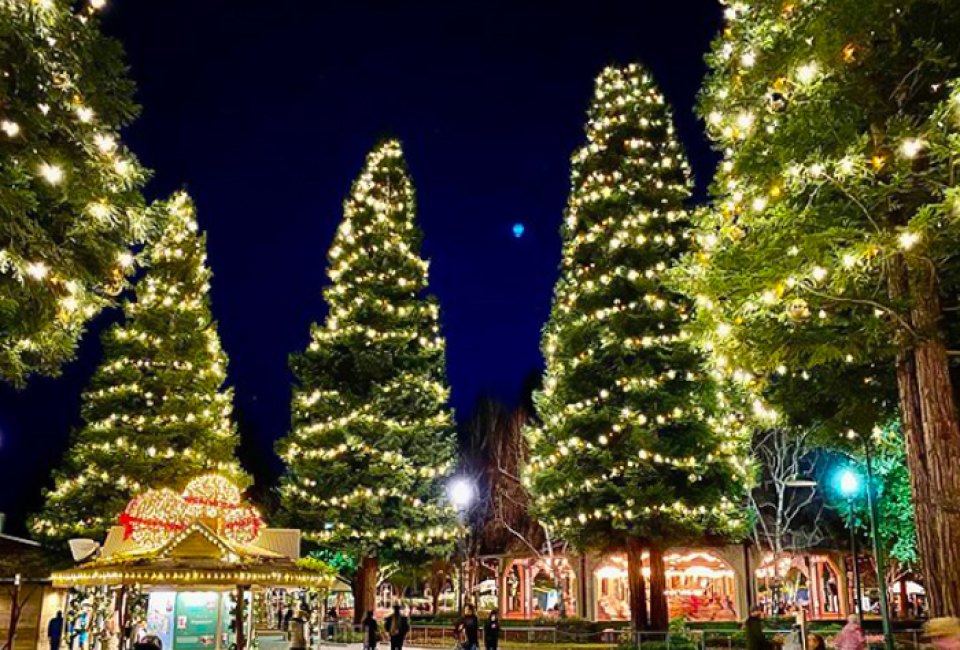 Make magical holiday memories with your family. Photo courtesy of Gilroy Gardens