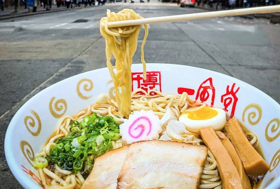 Dig into a noodle bowl at Ippudo. Photo courtesy of the restaurant