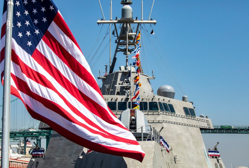 Naval ships at port. Photo courtesy of LA Fleet Week Foundation