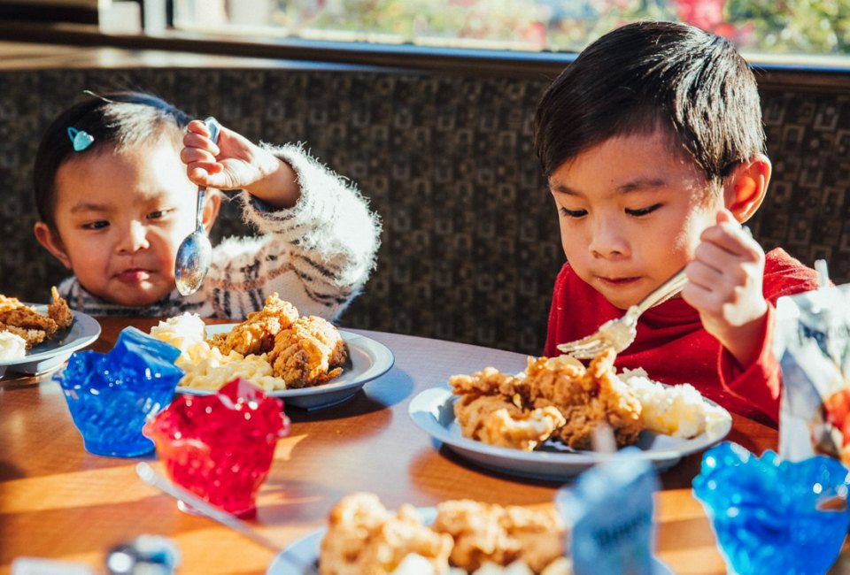 Kids 12 and under eat free at most Luby's locations on Wednesdays and Saturdays. Photo courtesy of Luby's