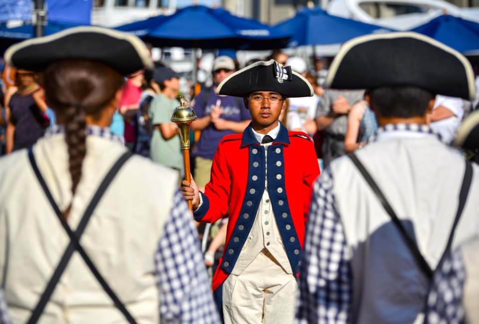 Boston is putting on its finest reds, whites, and blues, with plenty of things to do this 4th of July Weekend! Photo courtesy of the Boston Harborfest