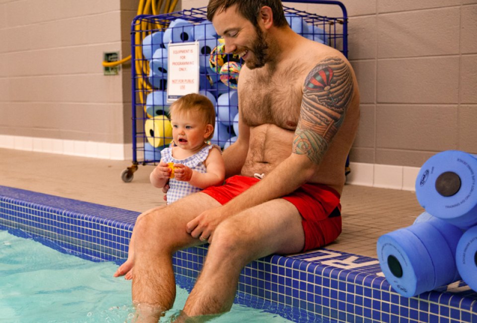 Daddy and me swim classes