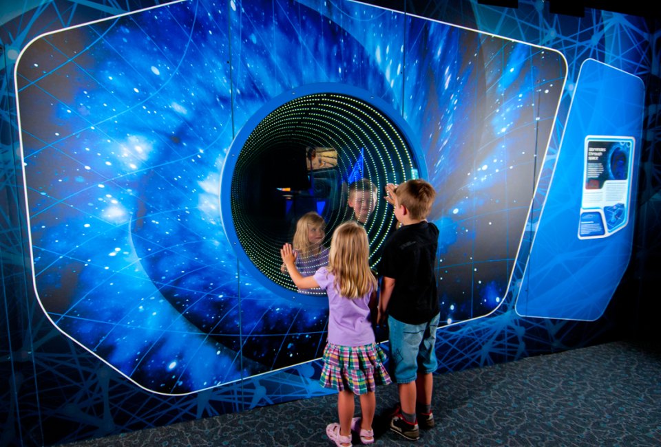 Science salutes service this weekend, with Memorial Day FREE Admission for Vets at CT Science Center! Science Fiction, Science Future exhibition photo courtesy of the Museum.