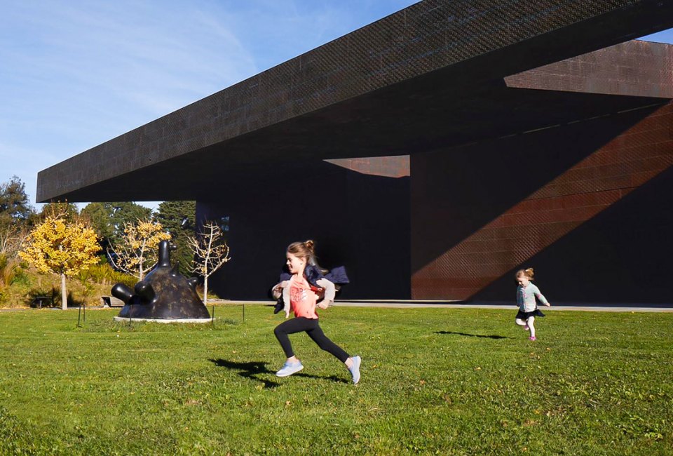 The kids will be sprinting to see sculptures. Photo courtesy of the de Young Museum in Golden Gate Park